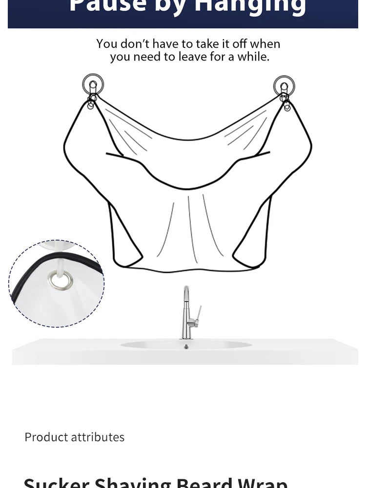 ✂️ Beard Catcher Shaving Apron for Men