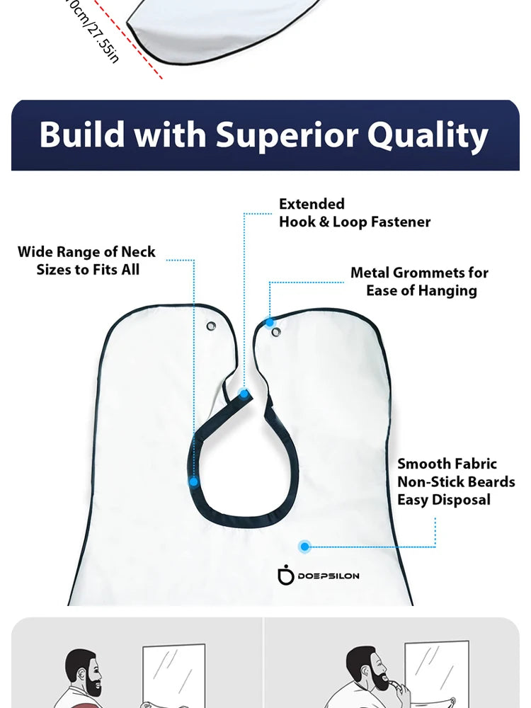 ✂️ Beard Catcher Shaving Apron for Men