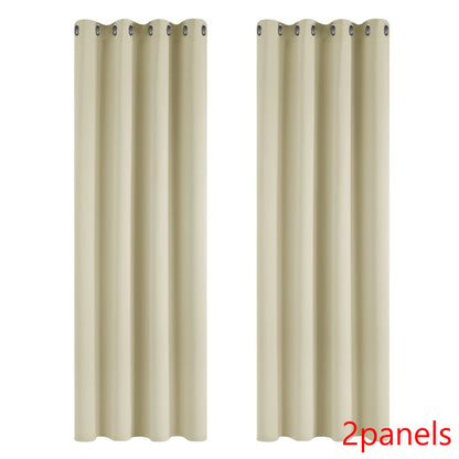 Blackout Bliss™ Grommet Curtains for Bedroom & Living Room, Thermal Insulated