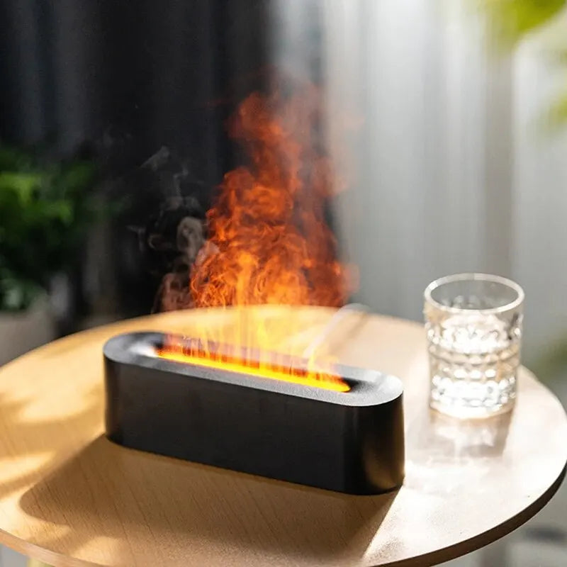GlowMist™ RGB Flame Diffuser with 7 LED Colors
