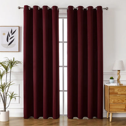 Blackout Bliss™ Grommet Curtains for Bedroom & Living Room, Thermal Insulated