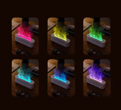 GlowMist™ RGB Flame Diffuser with 7 LED Colors