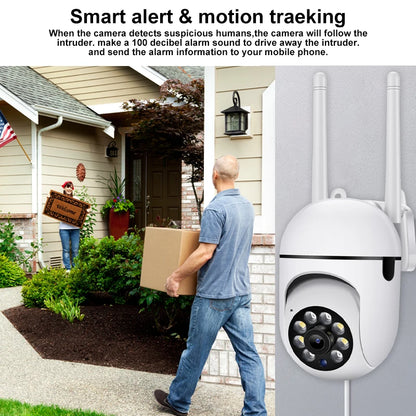 Wifi Camera 1080P HD Speed Dome Auto Tracking Camera Smart Home Outdoor Wireless WIFI Camera Surveillance Night Vision Monitor