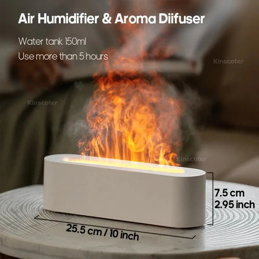 GlowMist™ RGB Flame Diffuser with 7 LED Colors