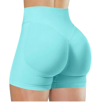 ElevateFit™ High Waist Yoga Shorts – Breathable Running & Training Pants