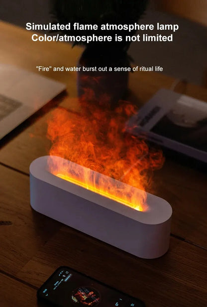 GlowMist™ RGB Flame Diffuser with 7 LED Colors