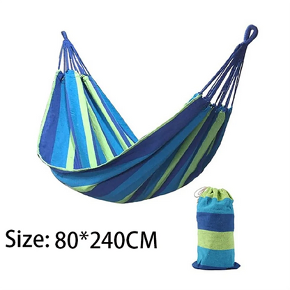 CottonLounge™ 2-Person Hammock — clean, cozy, and brandable.