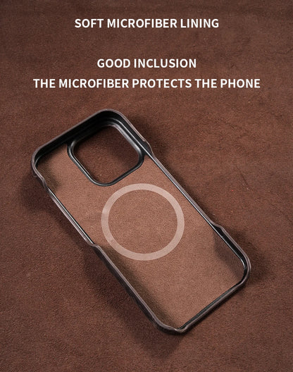 MagLux™ Retro Pull-Up Geniune Leather Case for iPhone 15/16 Series