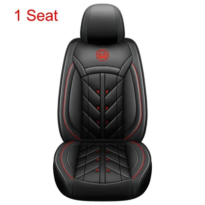 Lux Car Seat Covers, Universal Style Full Coverage Car Seat Cover for Mazda CX5 CX30 Volvo V40 Renault Megane Clio 3 Rav4 Car Accessories Pu Leather