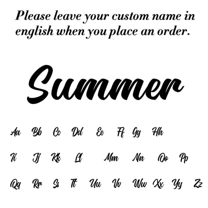 Signature Glow™ Custom Silve Choker – Personalized Stainless Steel Name Necklace