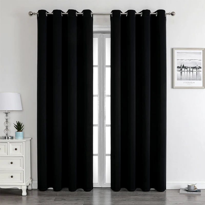 Blackout Bliss™ Grommet Curtains for Bedroom & Living Room, Thermal Insulated