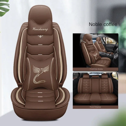 Universal Fit Car Seat Covers – 3D Design Faux Leather Protection