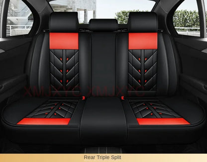Lux Car Seat Covers, Universal Style Full Coverage Car Seat Cover for Mazda CX5 CX30 Volvo V40 Renault Megane Clio 3 Rav4 Car Accessories Pu Leather