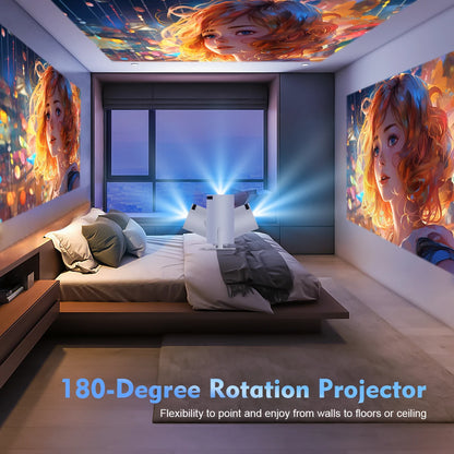 MagBeam™ 720P Smart Projector (4k support)