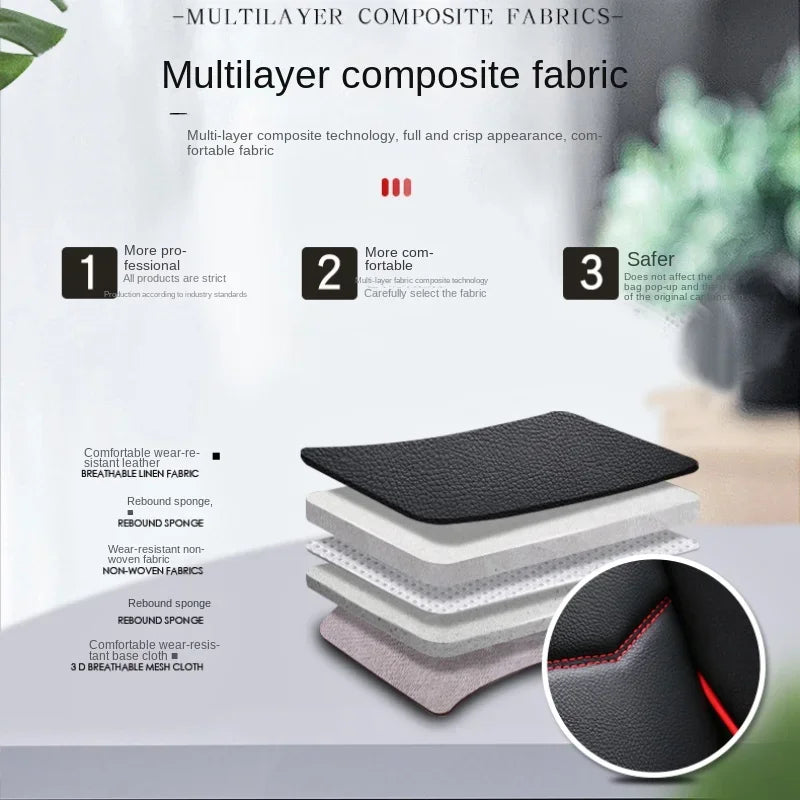 Universal Fit Car Seat Covers – 3D Design Faux Leather Protection