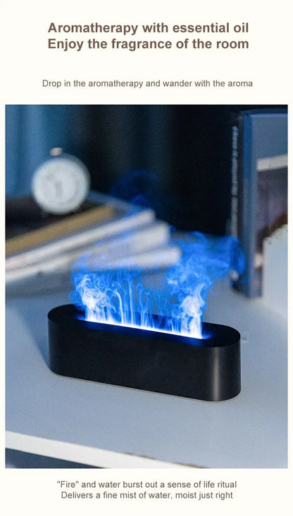 GlowMist™ RGB Flame Diffuser with 7 LED Colors