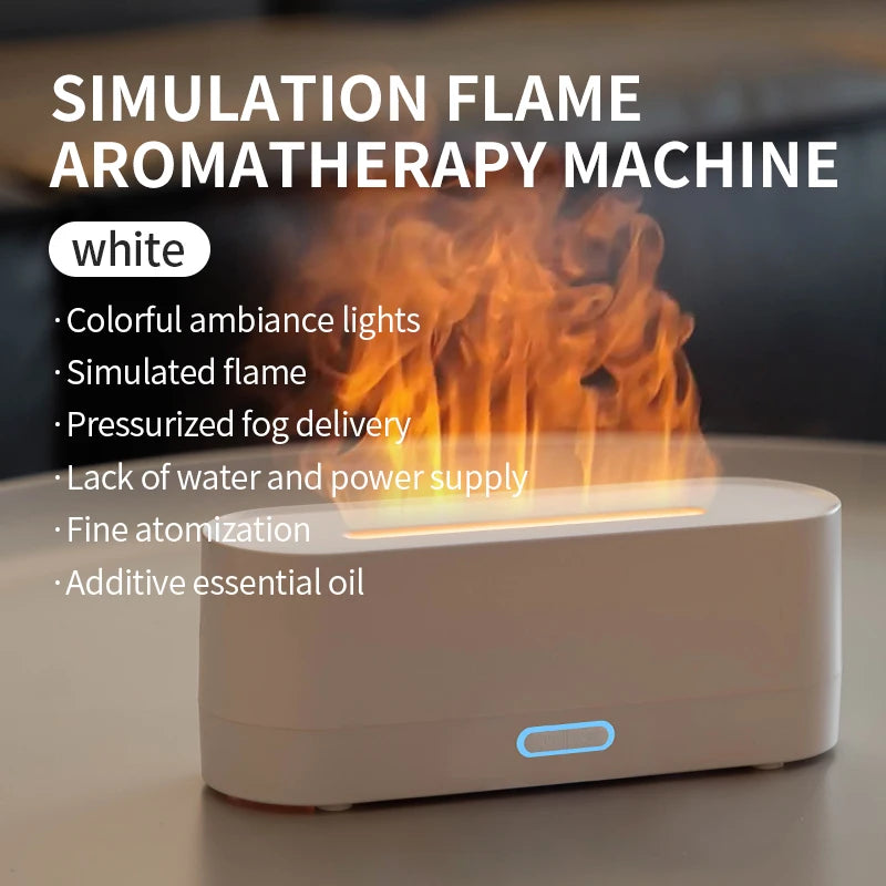 GlowMist™ RGB Flame Diffuser with 7 LED Colors