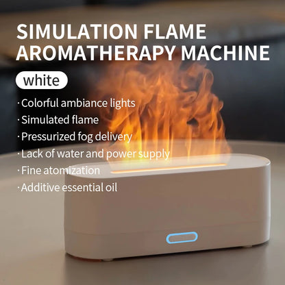 GlowMist™ RGB Flame Diffuser with 7 LED Colors