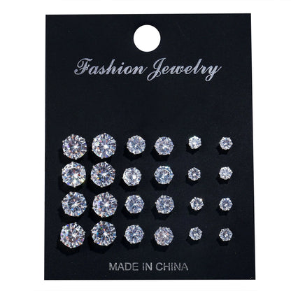 8.	Starflare™ Zircon & Pearl Earring Set