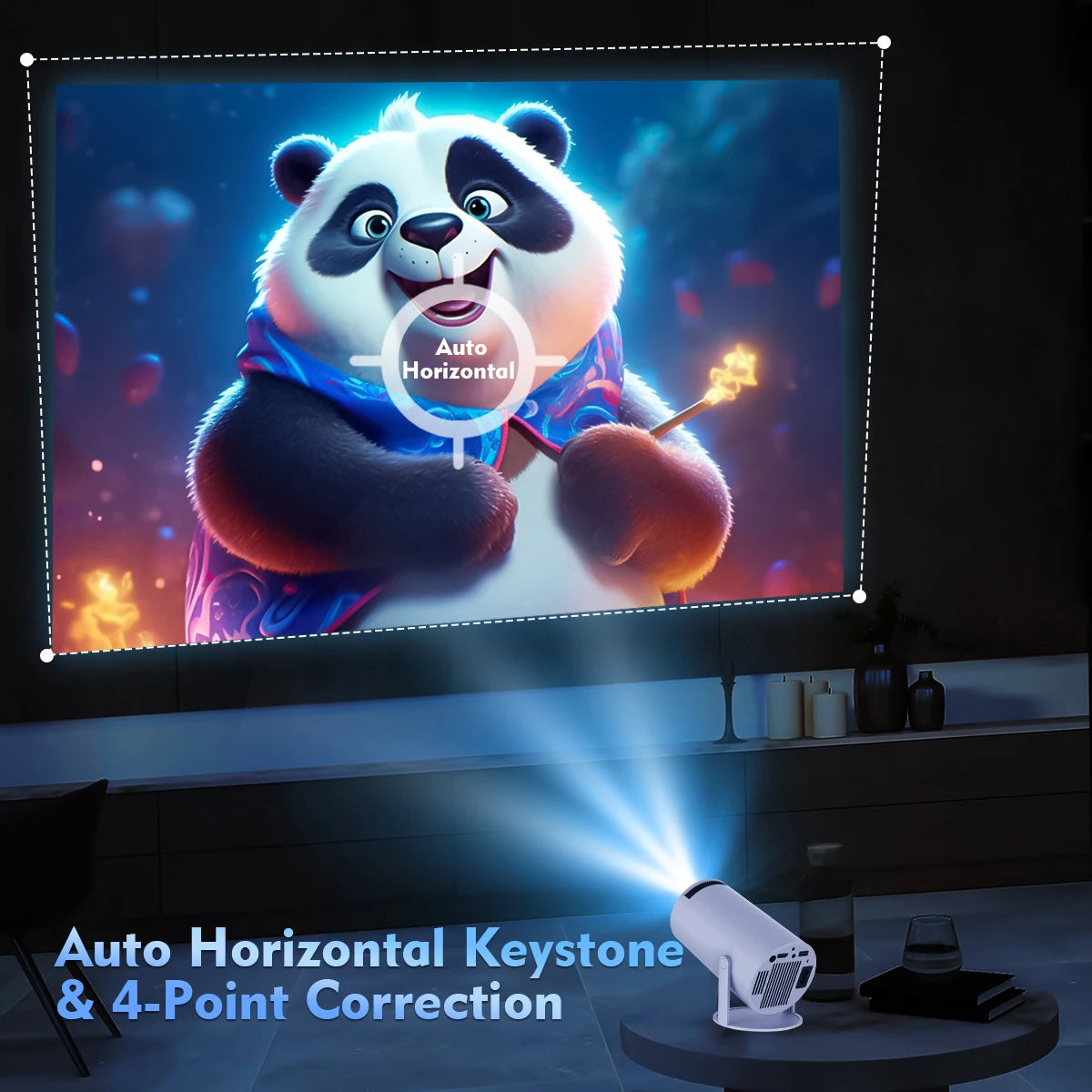 MagBeam™ 720P Smart Projector (4k support)