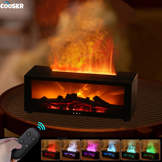 FlameGlow™ Aromatherapy Humidifier with Remote