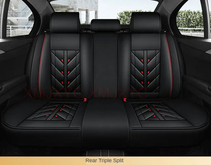 Lux Car Seat Covers, Universal Style Full Coverage Car Seat Cover for Mazda CX5 CX30 Volvo V40 Renault Megane Clio 3 Rav4 Car Accessories Pu Leather