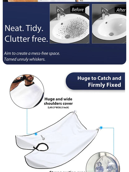 ✂️ Beard Catcher Shaving Apron for Men