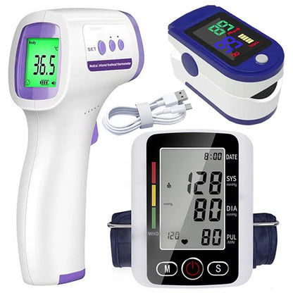 🩺 VitalTrack™ 3-in-1 Health Monitoring Combo