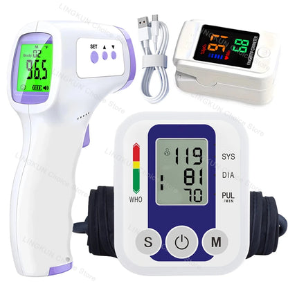 🩺 VitalTrack™ 3-in-1 Health Monitoring Combo