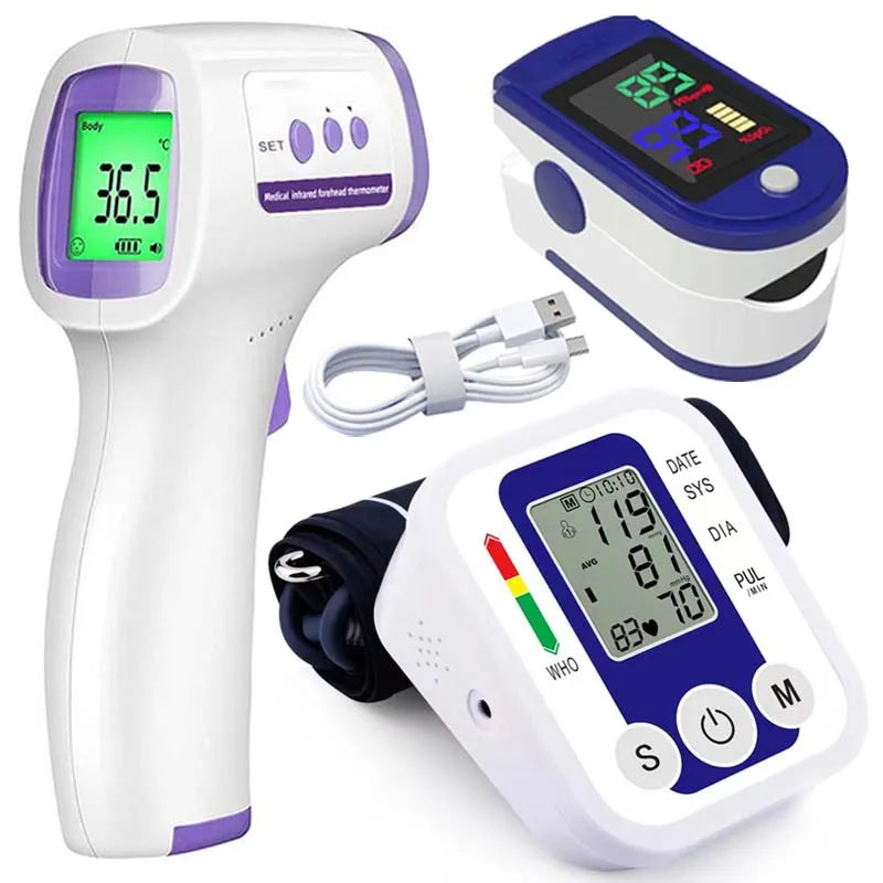 🩺 VitalTrack™ 3-in-1 Health Monitoring Combo