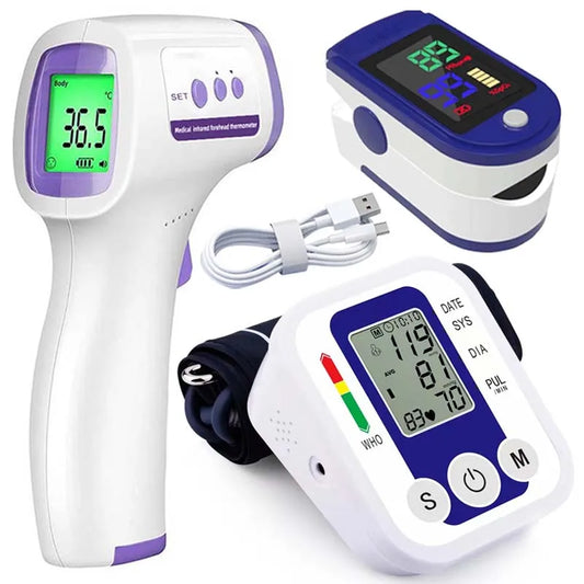 🩺 VitalTrack™ 3-in-1 Health Monitoring Combo