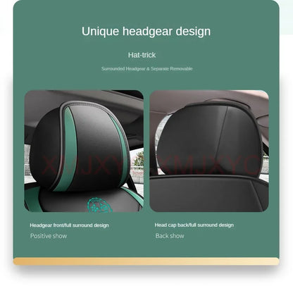 Lux Car Seat Covers, Universal Style Full Coverage Car Seat Cover for Mazda CX5 CX30 Volvo V40 Renault Megane Clio 3 Rav4 Car Accessories Pu Leather