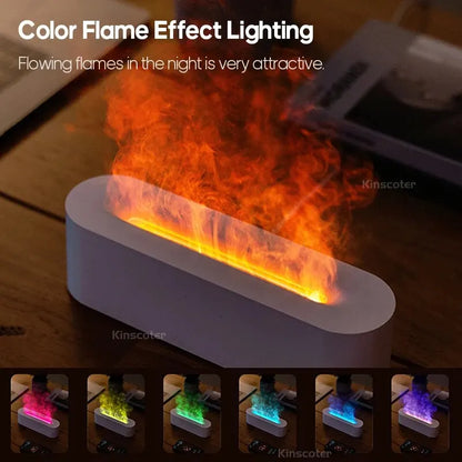 GlowMist™ RGB Flame Diffuser with 7 LED Colors