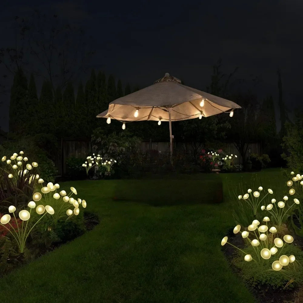 Solar Jellyfish Garden Lights – 6LED Mushroom Lawn Lamps (1/2/4 Pack)