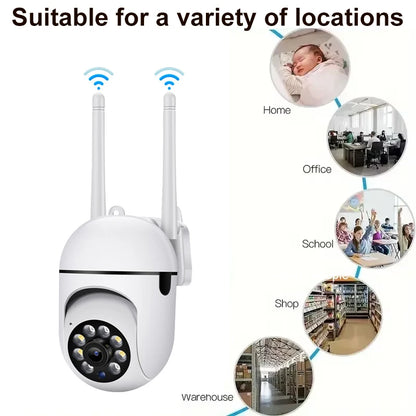 Wifi Camera 1080P HD Speed Dome Auto Tracking Camera Smart Home Outdoor Wireless WIFI Camera Surveillance Night Vision Monitor