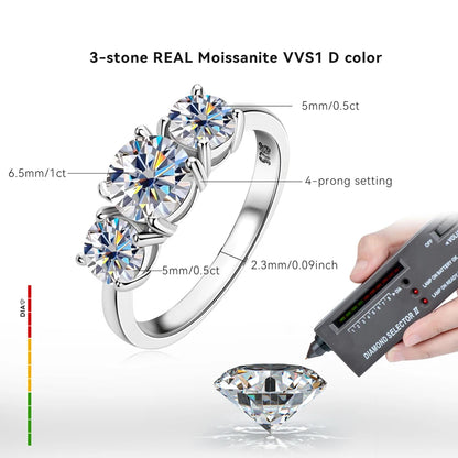 Celestara™ Moissanite Bridal Ring