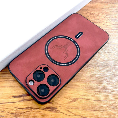 Luxury PU Leather Deer Case For iPhone