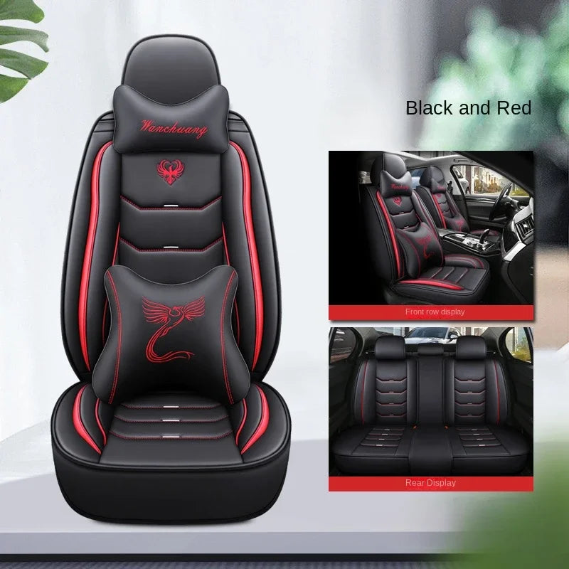 Universal Fit Car Seat Covers – 3D Design Faux Leather Protection