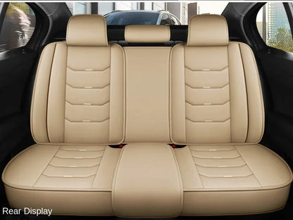 Universal Fit Car Seat Covers – 3D Design Faux Leather Protection