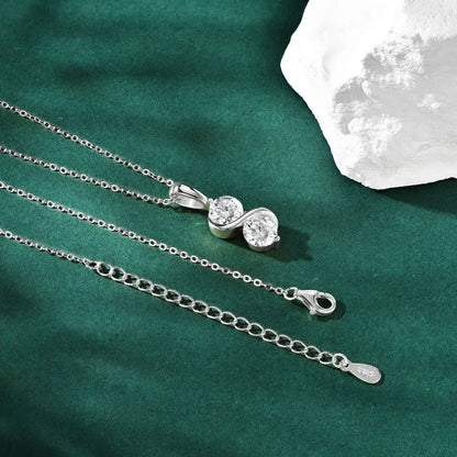 Eternal Twist™ Moissanite Necklace – Wedding & Gift Edition